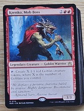 Custom Commander Deck ~ Scarlet Horde ~ Krenko, Mob Boss ~ 100 Card Deck