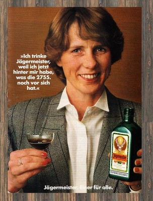 Jägermeister #2754 - Reklame Werbeanzeige Original-Werbung 1985