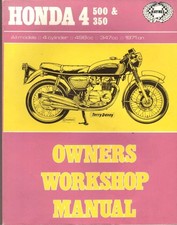 HONDA CB500 FOUR,CB500 K1,CB350 F SUPER SPORT HAYNES MANUAL 1971-1974