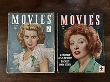 Movies Magazine - Vintage Hollywood Glamour - 1945- Greer Garson Gloria De Haven Movies Magazine - Vintage Hollywood Glamour - 1945- Greer Garson Gloria De Haven