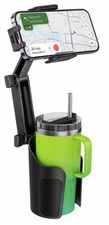 Adjustable 2-in-1 Cup Holder Cell Phone Holder for Your Car