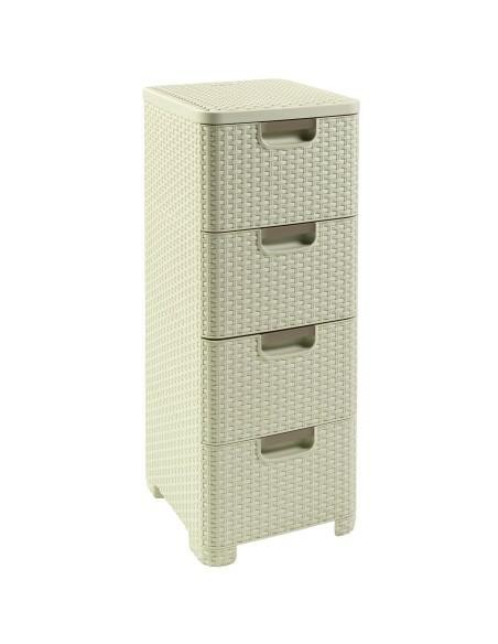 Keter Regal Mit Schubladen Keter Regal Mit 4 Schubladen 4X14L In Creme-image