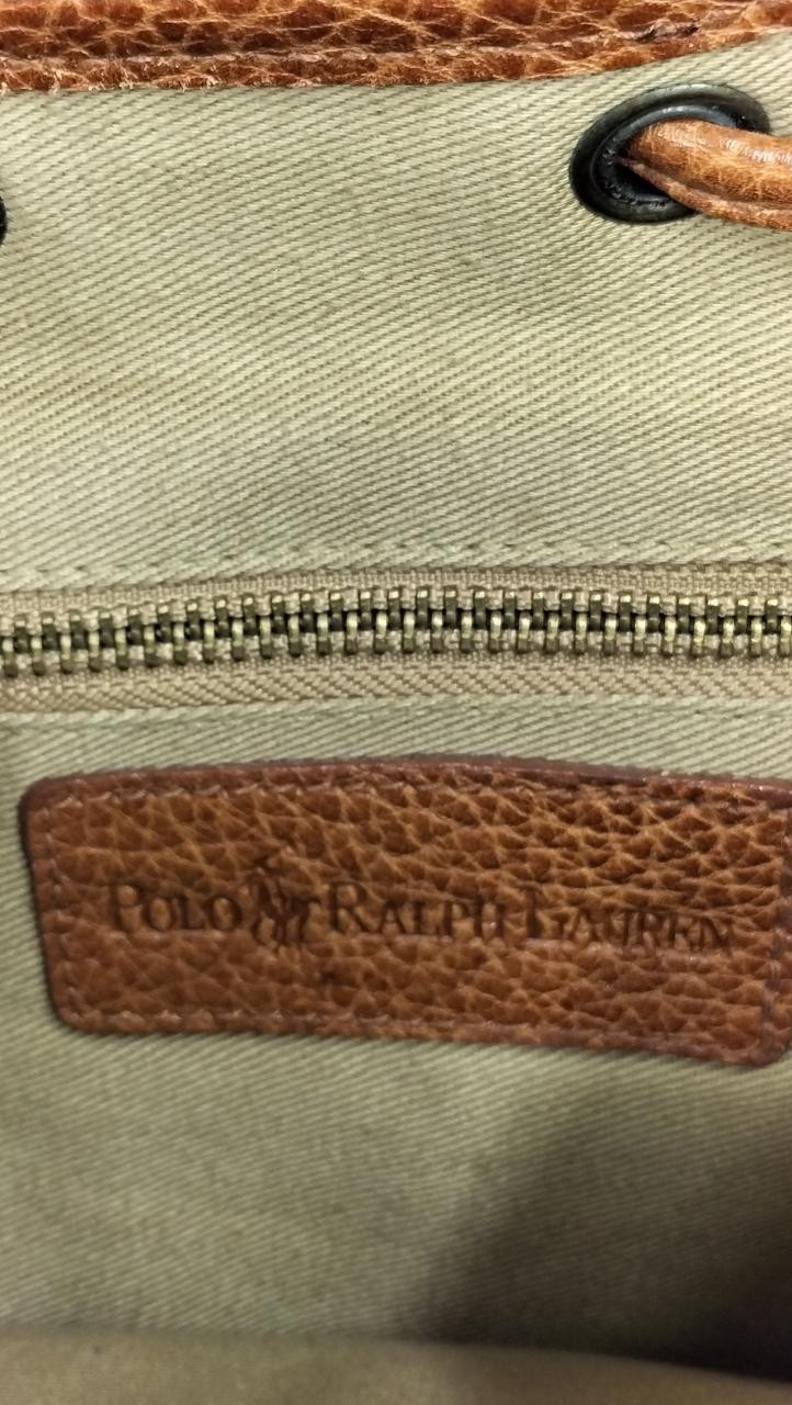 Leather Backpack Model Number Pebbled Leather Pol… - image 6