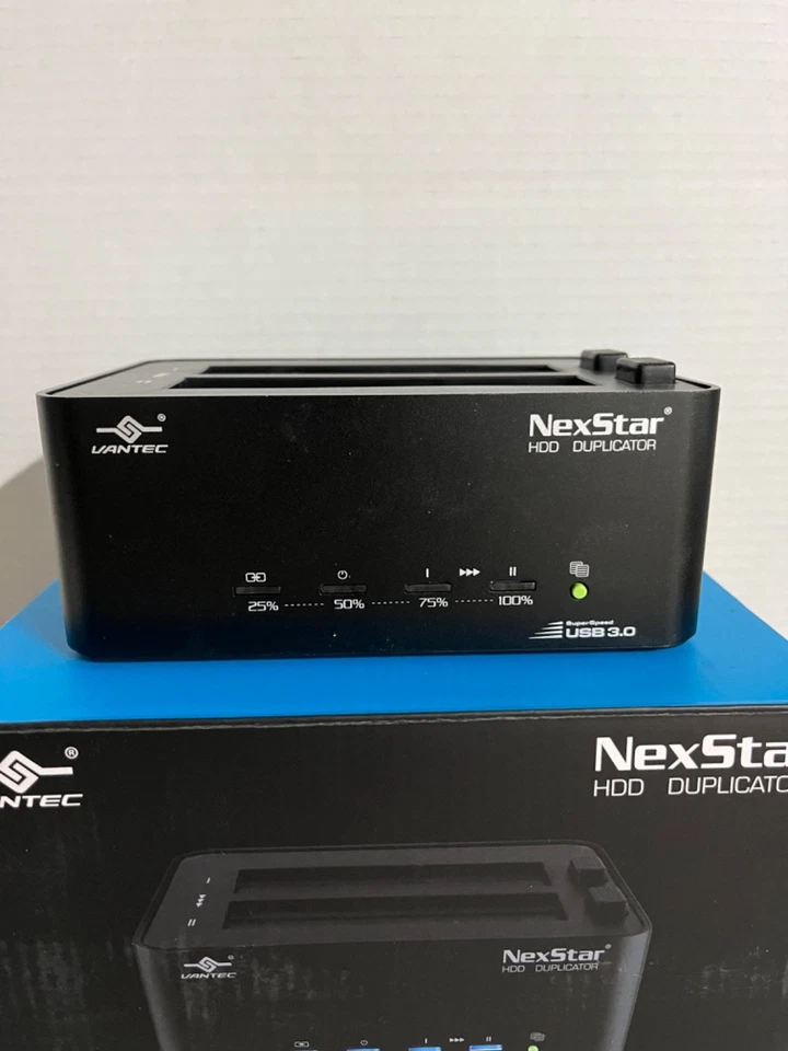 Vantec NexStar HDD Duplicator Model NST-DP100S3 Dual Bay Docking Station - Image 2 of 4
