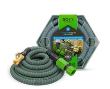 Expandable Burst-Proof Garden Water Hose. 50 ft, 5/8".