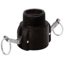 Female Coupler, 3in., Male Thread