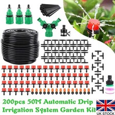 50M Automatic Drip Irrigation System Garden Kit Self Watering Plant Hose Kit