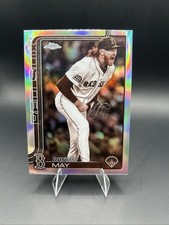 2025 Topps Chrome Dustin May Sepia Refractor #USC80 Red Sox