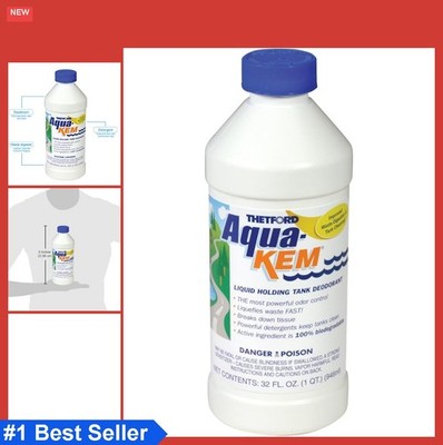 RV Holding Tank Treatment Deodorizer Waste Digester Cleaner 32 oz Biodegradable