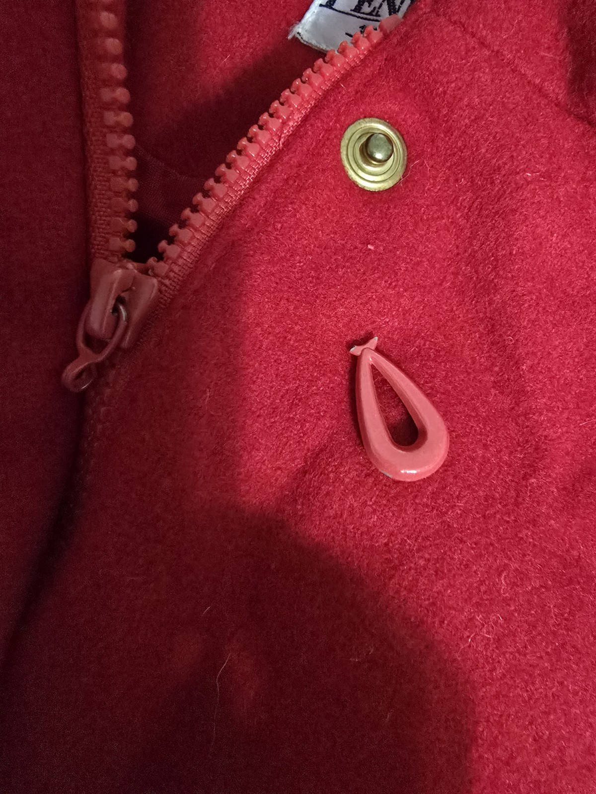 Pendleton Jacket Womens Petite Medium Red Virgin … - image 6