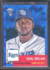 Vidal Brujan 2022 Topps Chrome Platinum Blue Atomic Refractor #32 (82/100)