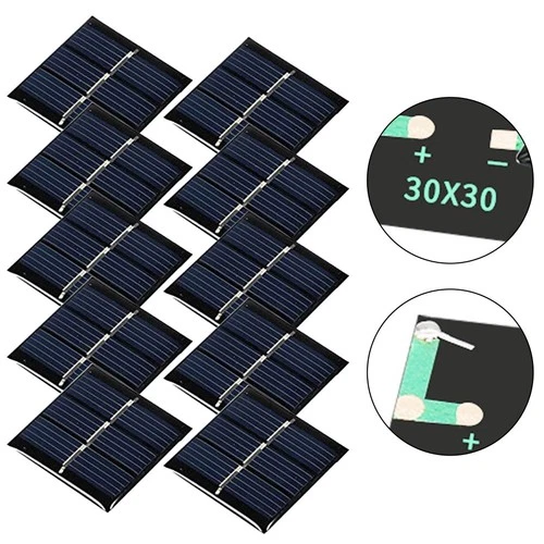 Diverse Applications 10pcs Miniature Solar Cells Perfect for Any Project