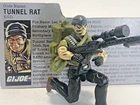 VINTAGE GI JOE ARAH TUNNEL RAT 1987 COMPLETE WITH CARD HASBRO