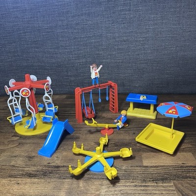 Vintage Playmobil 3497 Playground Playhouse and Sandbox Plus More Kids And Play