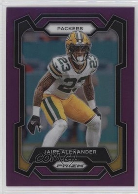 2023 Panini Prizm Purple Prizm 7/125 Jaire Alexander #109 15ej