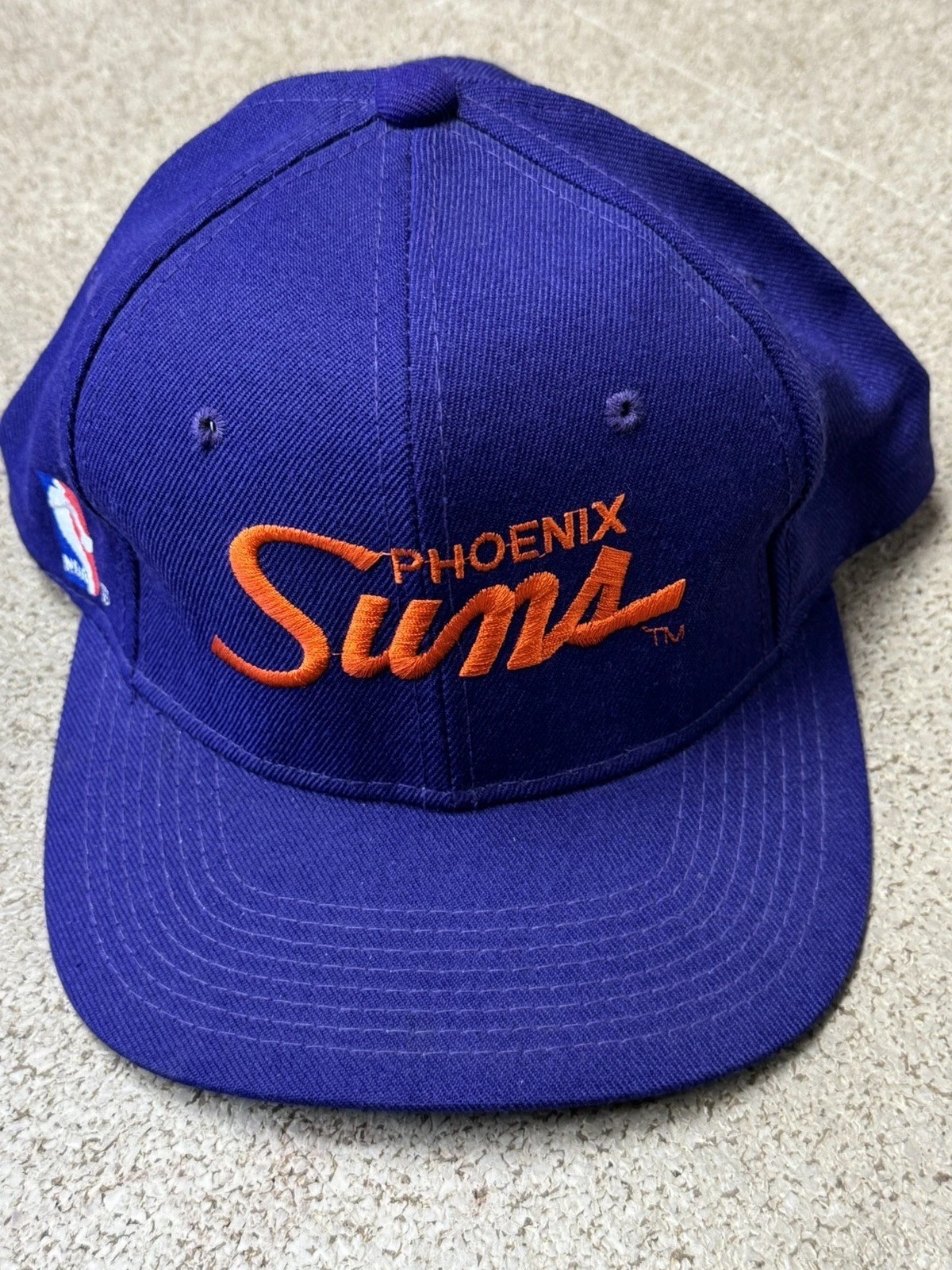 VTG Phoenix Suns Script NBA Basketball Sports Specialties Hat Cap Purple
