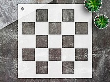 Stencil Checkerboard Pattern - Reusable Mylar, DIY Decor - StencilAir