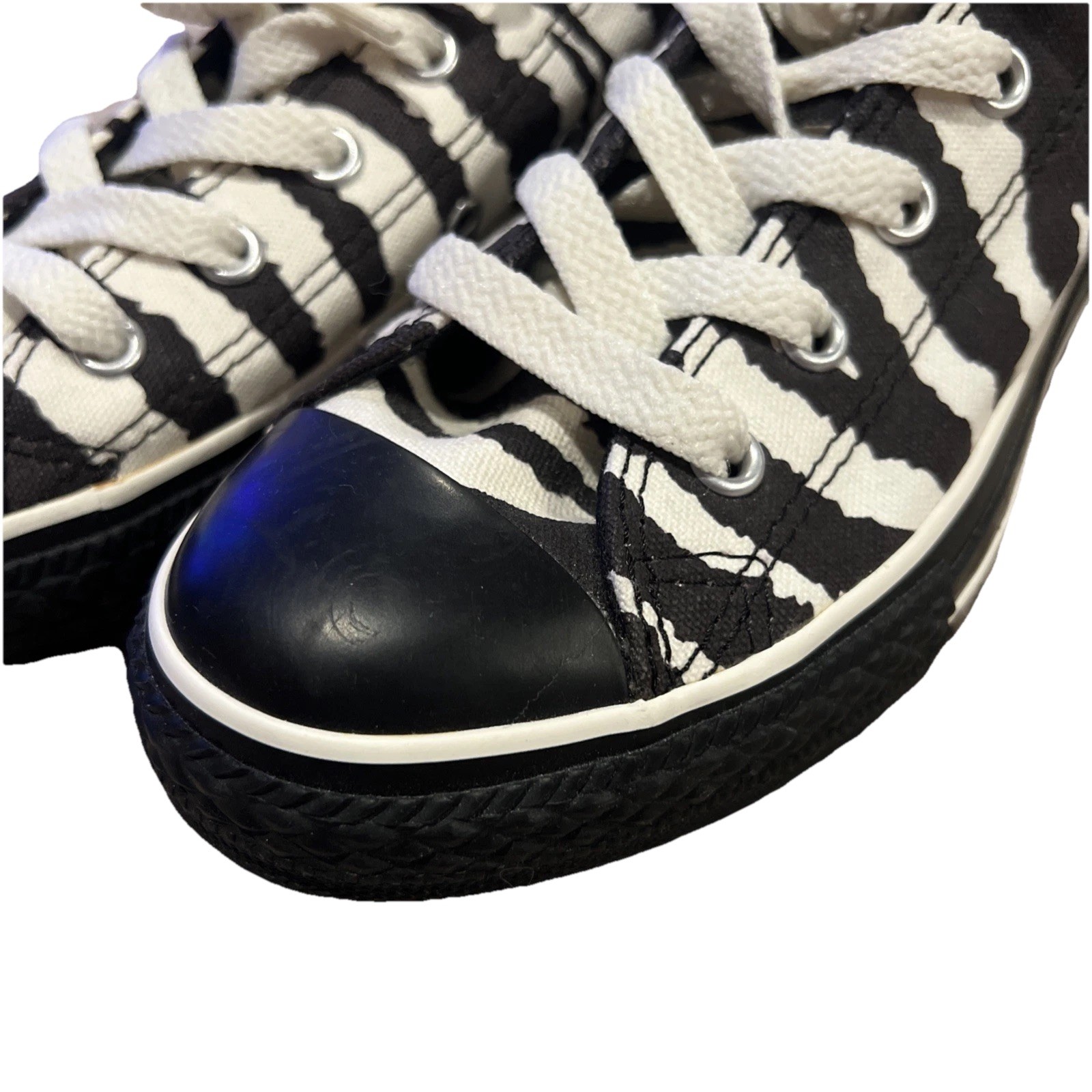 Converse All Star Zebra Print Kids 2.5 thumbnail 2