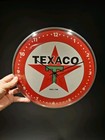 12" Antique Vintage Style Round Texaco Gasoline Oil Wall Clock Sign