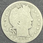 1899-S Barber Silver Quarter Coin ~ GOOD + ~ BEAUTIFUL COIN!