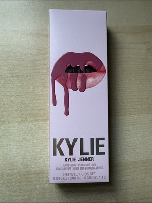 Kylie Jenner Matte Liquid Lipstick & Lip Liner Kit Shade 302 Snow Way Bae