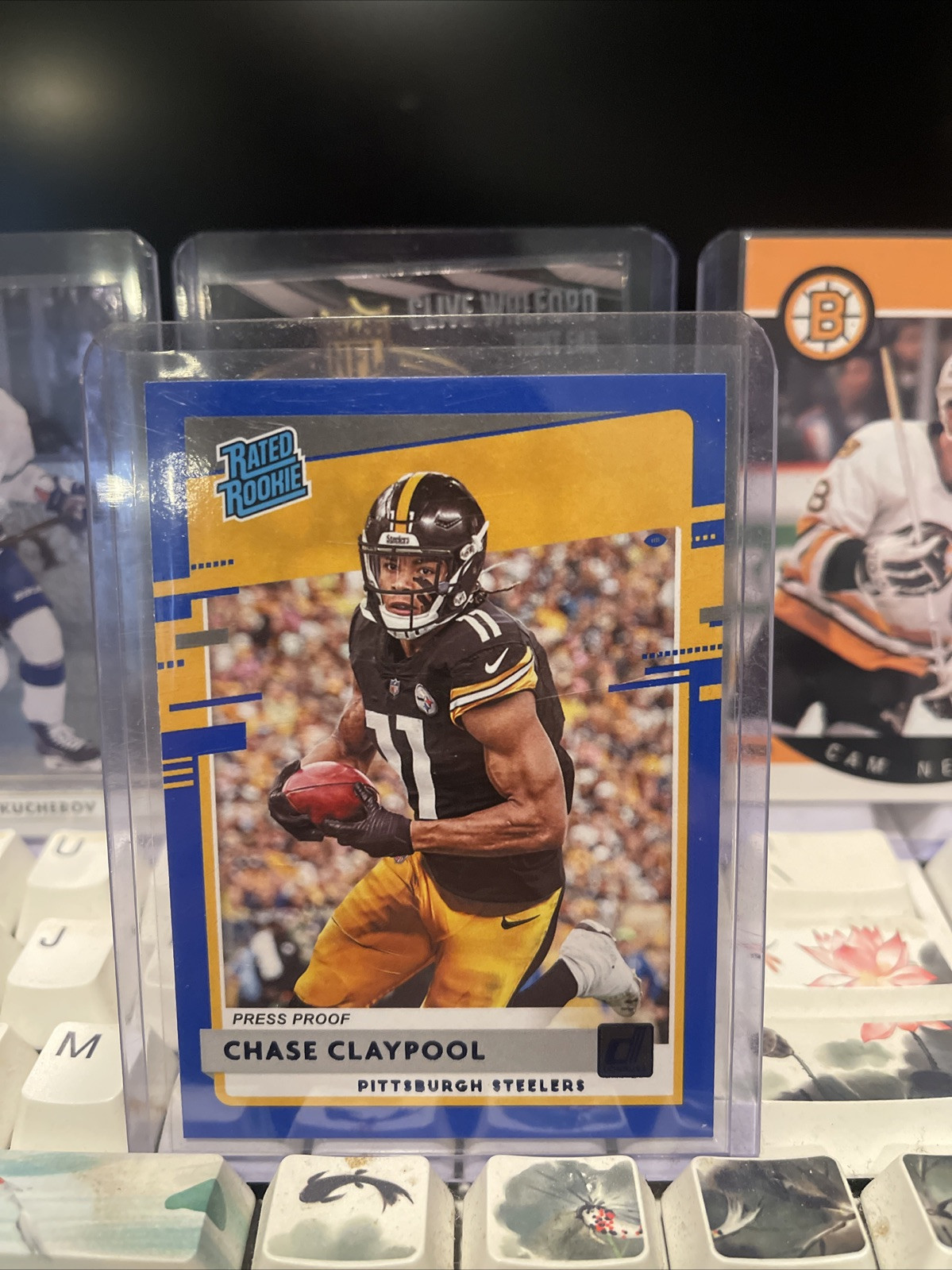 2020 Panini Donruss - Rated Rookie Press Proof Blue #327 Chase Claypool (RC)