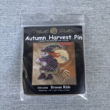 Mill Hill Autumn Harvest Halloween MHAH66 Broom Ride Glass Bead Kit