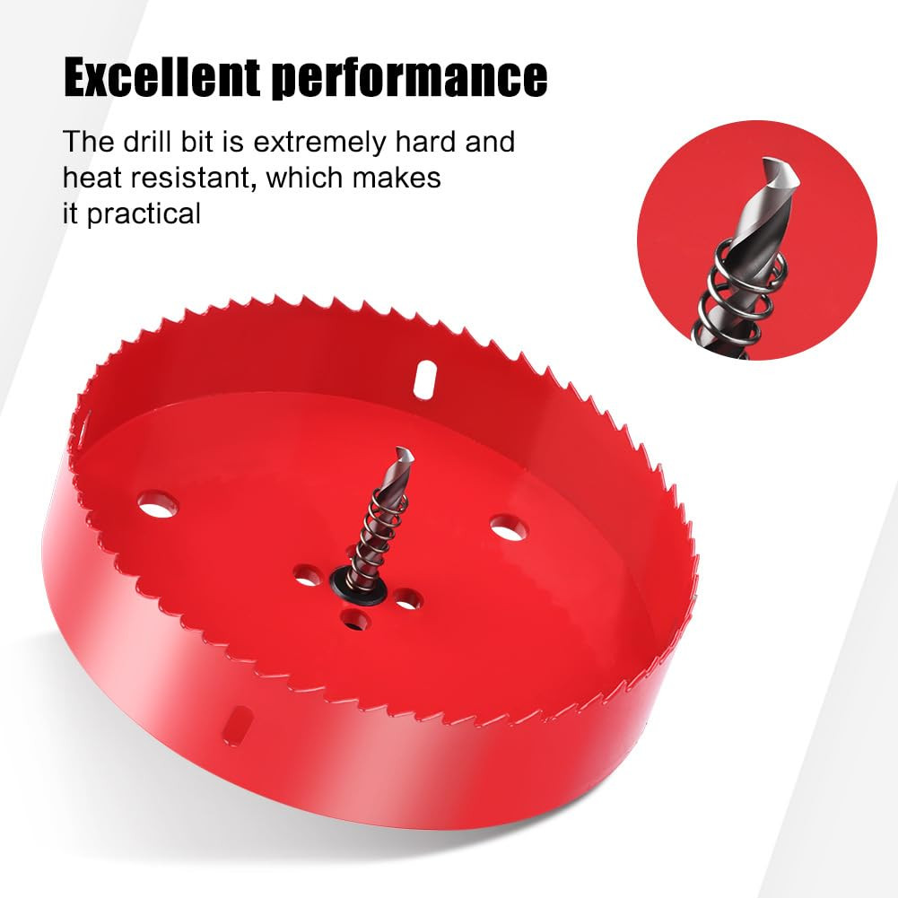 2.5 Inch Hole Saw with Arbor for Metal Wood Plastic, 2-1/2 in Bimetal Hole Cutte