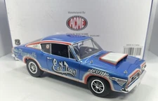 ACME 1/18 Scale 1968 Plymouth Barracuda”SUPER STOCK” East Arlen Vanke