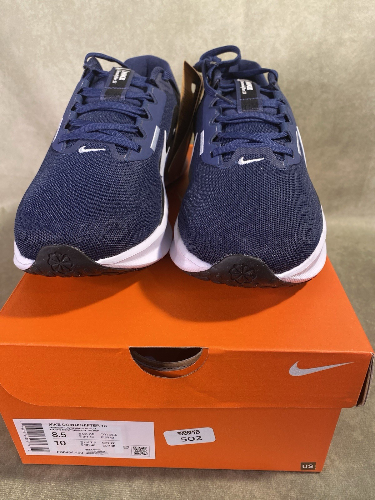 Nike Downshifter 13 Midnight Navy Running Shoes Sneakers Men's sz 8.5 New thumbnail 2