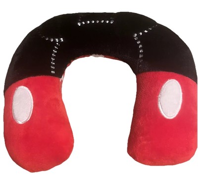 Disney Baby Mickey Mouse Neck Roll Pals 9  Travel Neck Pillow! New FREEShipping!