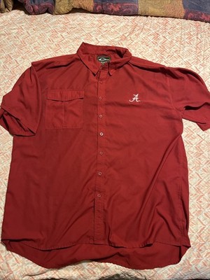 Alabama Crimson Tide Drake Clothing Company Vented Shirt Mens Size XL