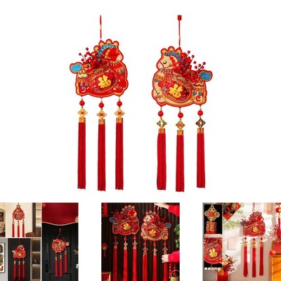 Chinesisches Neujahr Ornament Mond Neujahr Dekoration Klassische Elemente Fu