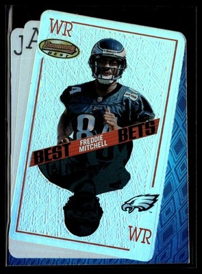 2001 Bowman's Best #BB11 Freddie Mitchell Bets