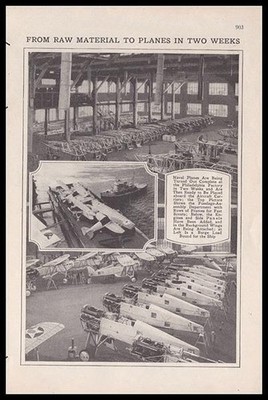 Naval Aircraft Factory 1927 pictorial  From Raw Material to Planes in Two Weeks 