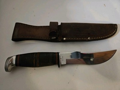 Vintage CASE XX USA 323-6 Fixed Blade Skinning Hunting Knife With