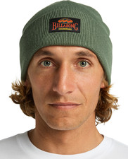 BILLABONG EVERY OTHER DAY BEANIE HAT.MENS WOMENS GREEN TURN UP CUFF KNIT CAP W25