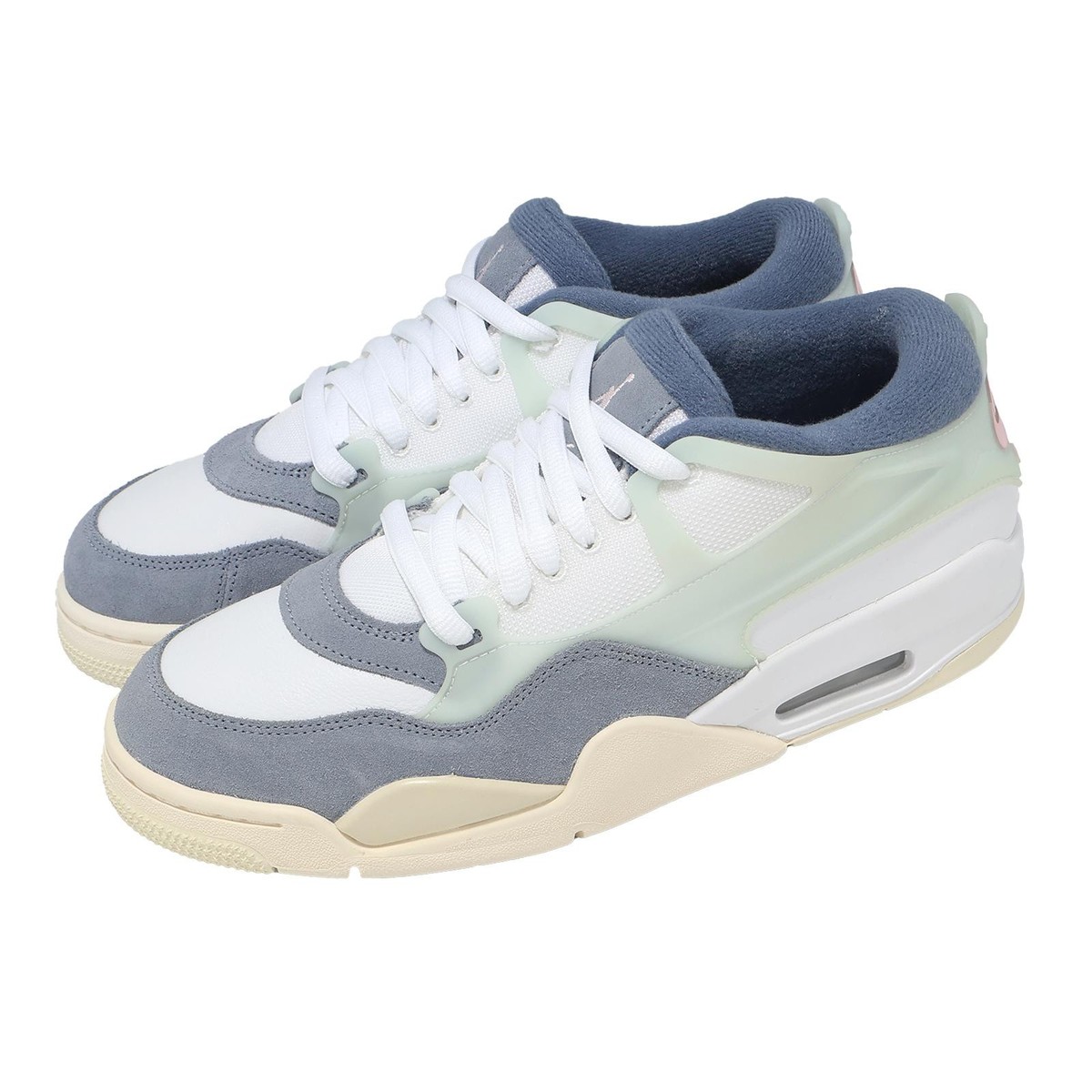 Nike Air Jordan 4 RM White Diffused Blue Ashen Slate Men Casual