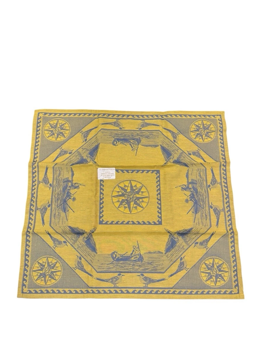 Nappe Le Jacquard Français – Voyage Iconique Coquelicot – 173×173 Cm – 100% Coton Rouge