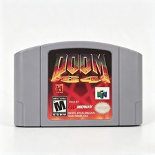 N64 DOOM 64 Retro Video Game Cartridge US Version 