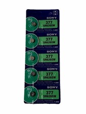 100 pcs SONY 377 SR626SW 1.55V Silver Oxide Watch Battery EXP 12-2032