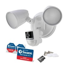 swann 4K Floodlight Camera Outdoor Security Cam Alert AI Detect Track