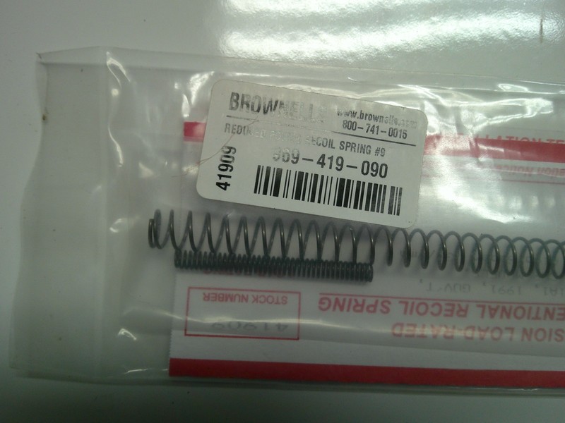 1911 Wolff 9 lb recoil spring 9mm 38 super