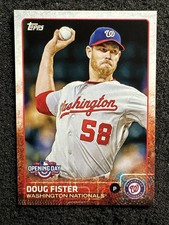 DOUG FISTER #180 2015 Topps Opening Day QTY Washington Nationals