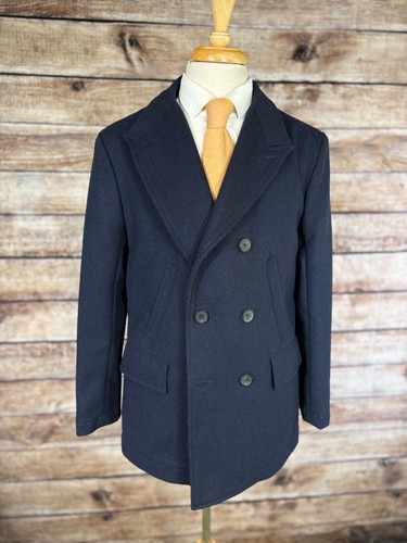 Billy Reid Bond Peacoat Wool Size M