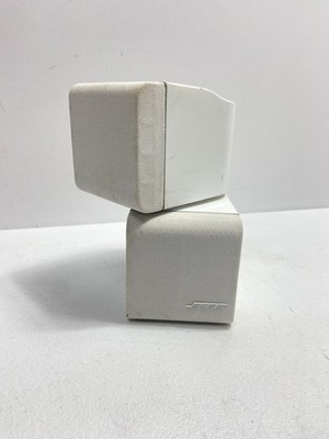 Bose Single Cube Surround Speakers Lifestyle Acoustimass White