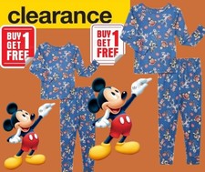 LOT of 2 Disney Mickey Mouse Toddlers 5T Halloween Pajama Top and Pants Set, 2Ps
