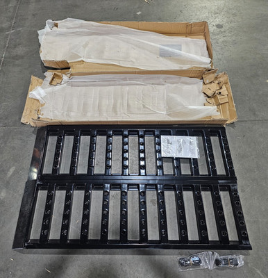 (QTY 2) Haulmaster 70790 2000lb. Capacity, 14in. x 46-1/2in. Steel Trailer Ramps