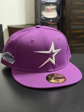 Hat Club Houston Astros Selena Purple Aux New Era Fitted Hat Cap 59fifty 8
