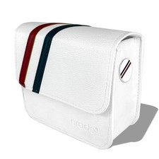 Golf Rangefinder Leather Case and Tee Holder with Ball Marker   Premium Carry...